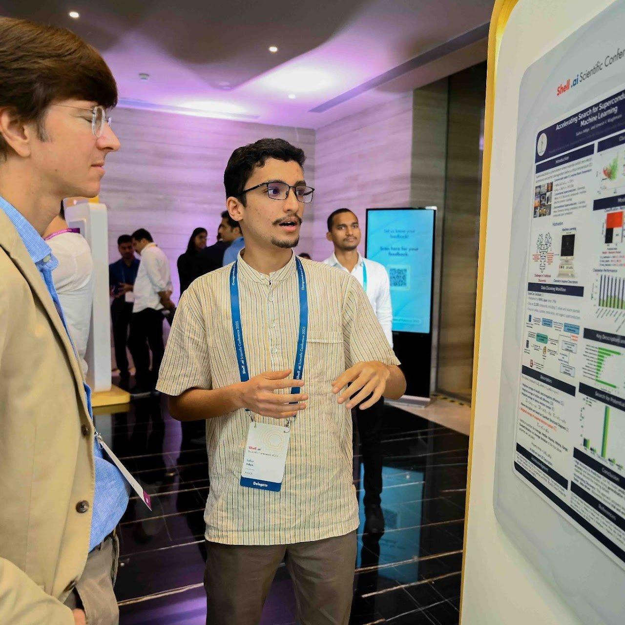 Poster session during Shell.ai Scientific Conference, Bengaluru